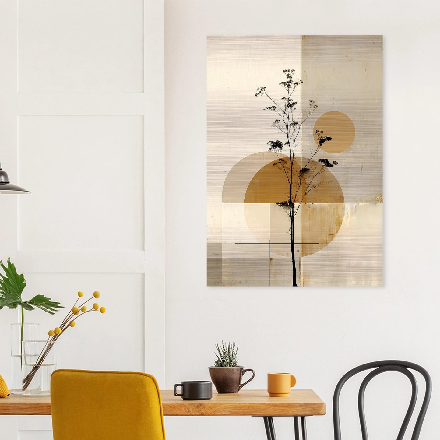 Silhouette au Clair de Lune — tableau aluminium — vue 8 — art mural STNCL