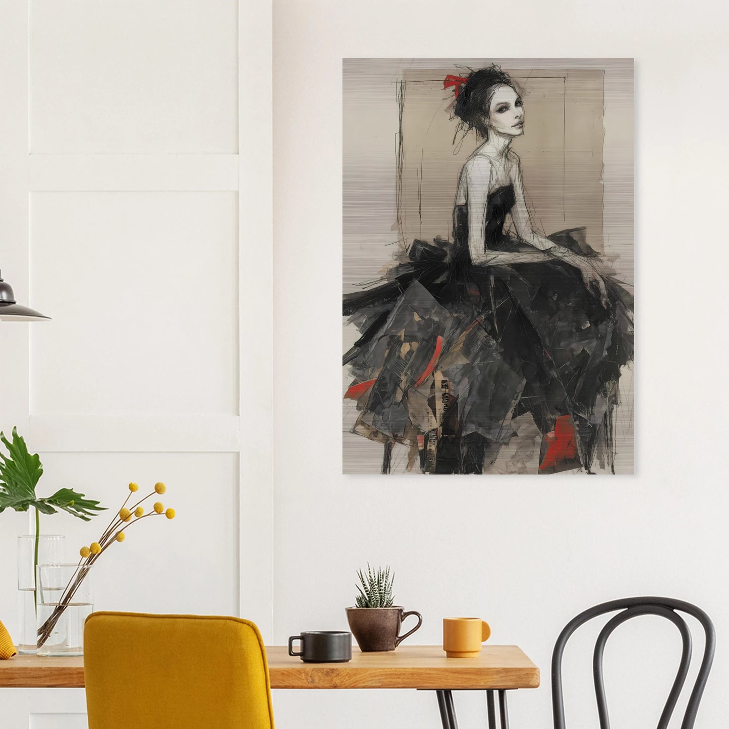 Robe de Fragments — tableau aluminium — vue 8 — art mural STNCL