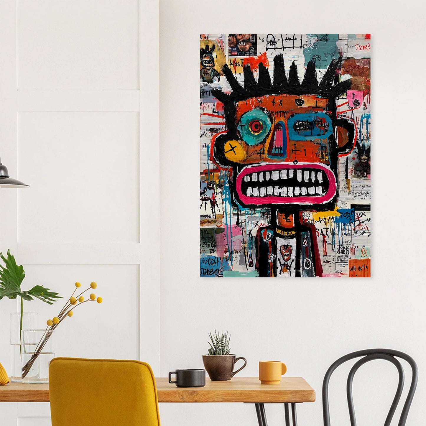 Roi de Papier — tableau aluminium — vue 8 — art mural STNCL