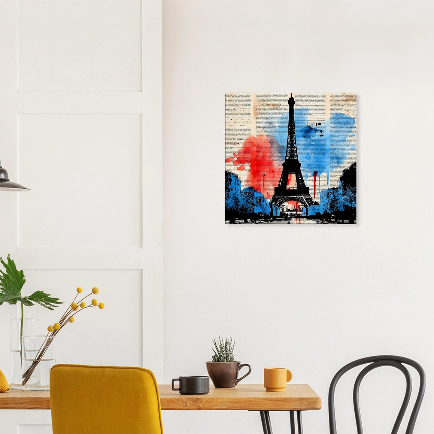 Paris Tricolore — tableau sur toile — vue 7 — art mural STNCL