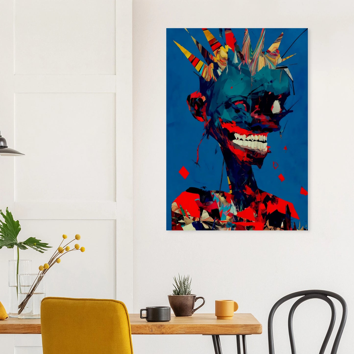 Le Rire Bleu — affiche d'art — vue 8 — art mural STNCL
