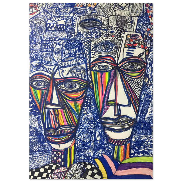 Deux Visages au Feutre