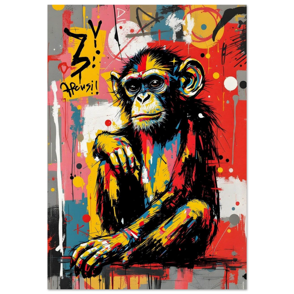 Thinking Ape in Splashes