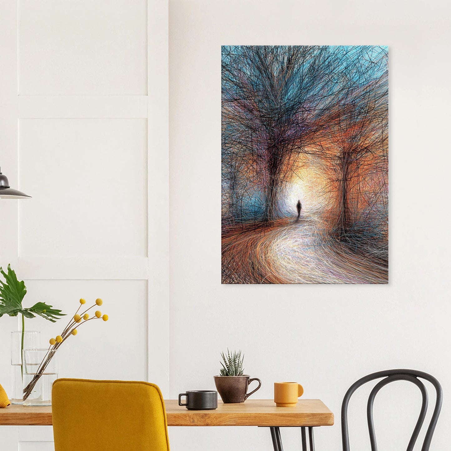 Vers la Clarté — tableau sur toile — vue 8 — art mural STNCL