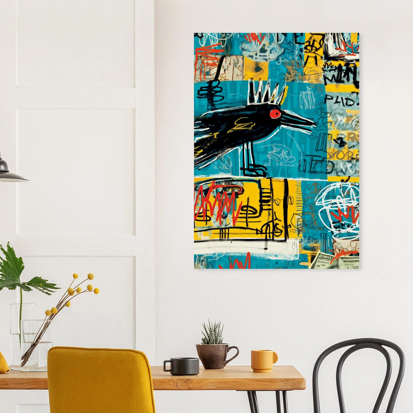 Corbeau Couronné — affiche d'art — vue 8 — art mural STNCL