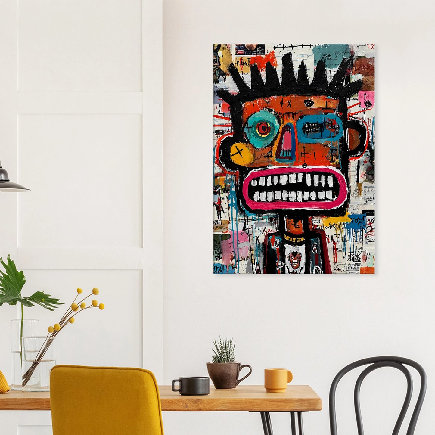 Roi de Papier — tableau sur toile — vue 8 — art mural STNCL