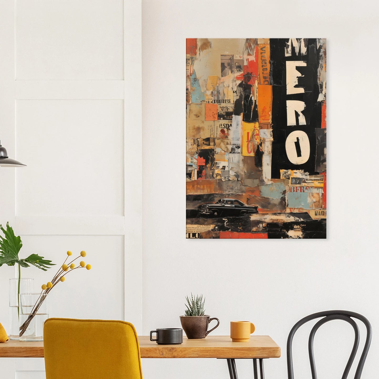 Affiches Lacérées — tableau sur toile — vue 8 — art mural STNCL