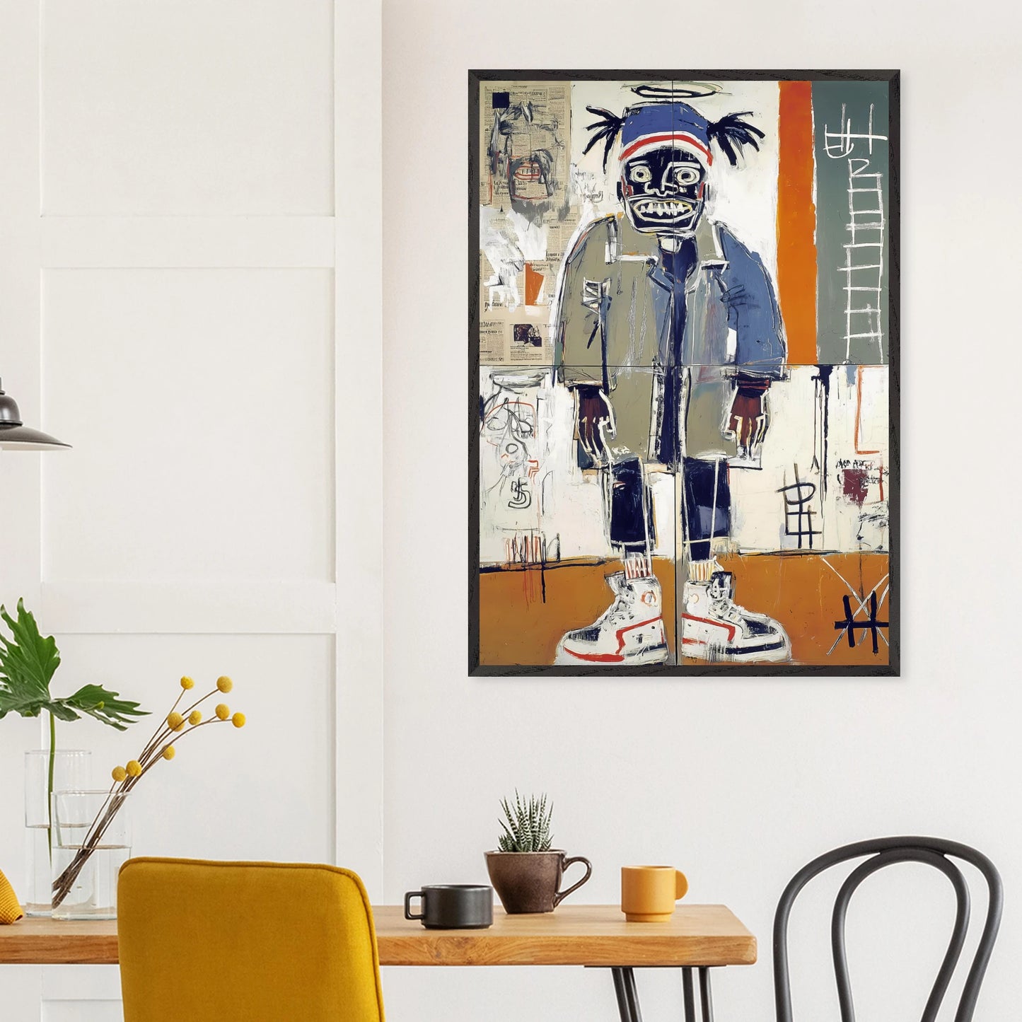 Debout sous le Halo — tableau encadré bois — vue 18 — art mural STNCL