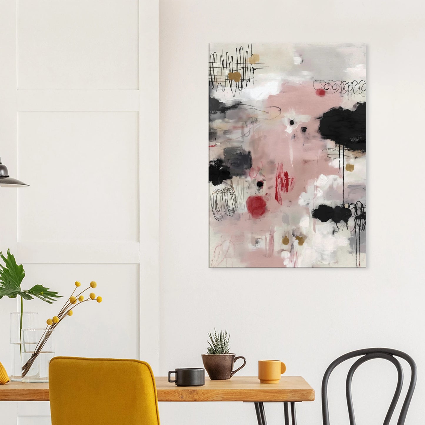Murmure Poudré — tableau sur toile — vue 8 — art mural STNCL