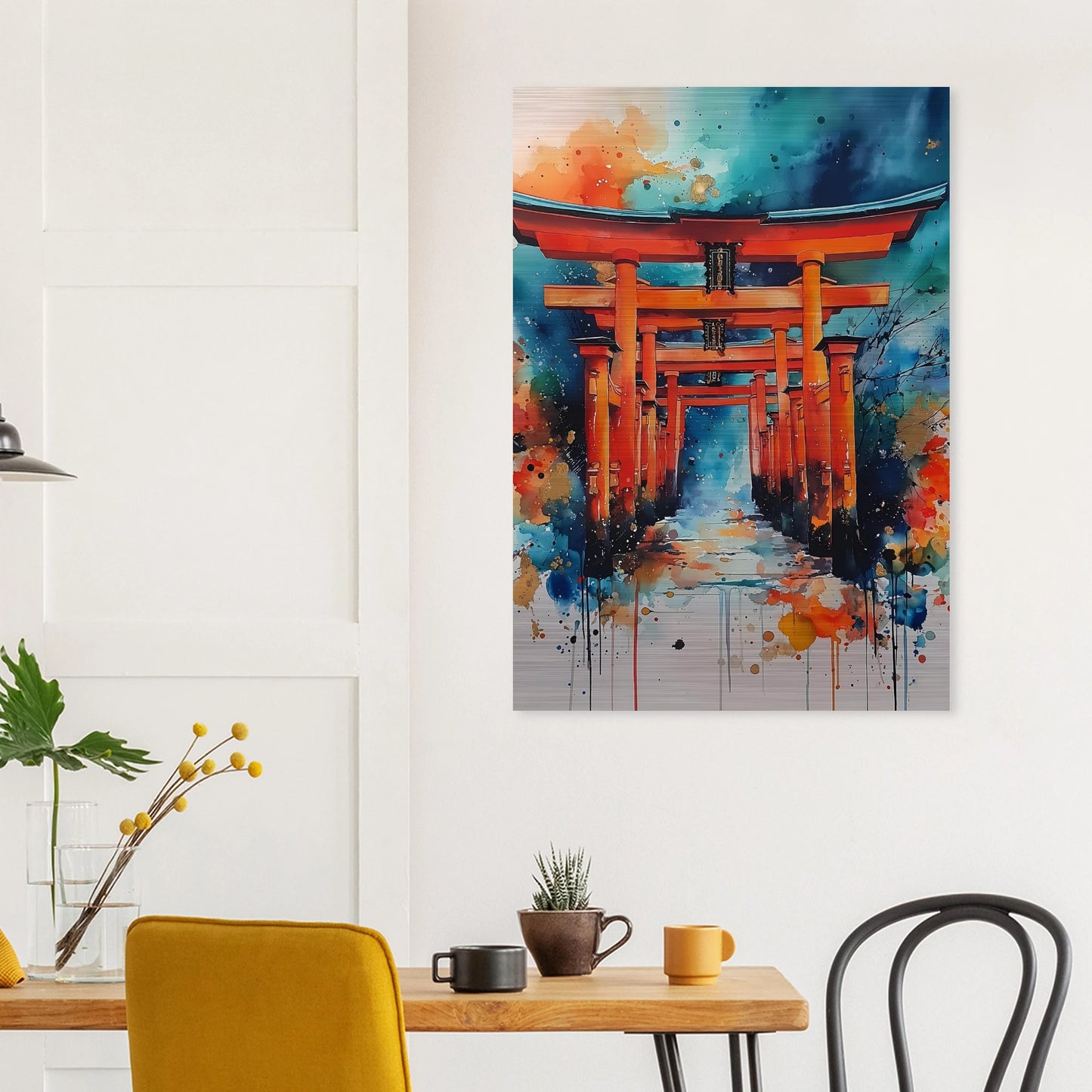 Le Sentier des Mille Portes — tableau aluminium — vue 8 — art mural STNCL
