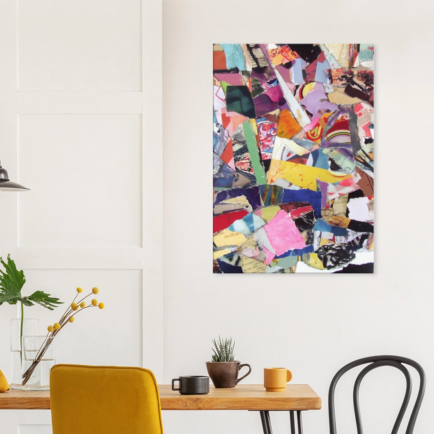 Fragments d'une Ville — tableau sur toile — vue 8 — art mural STNCL