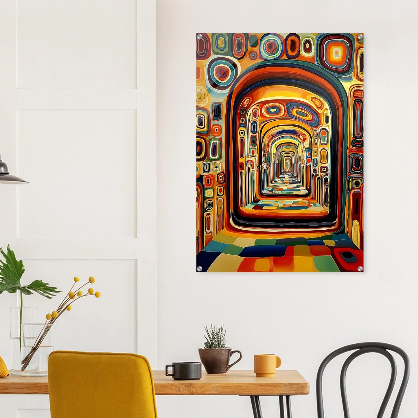 Enfilade Sans Fin — tableau plexiglas — vue 8 — art mural STNCL