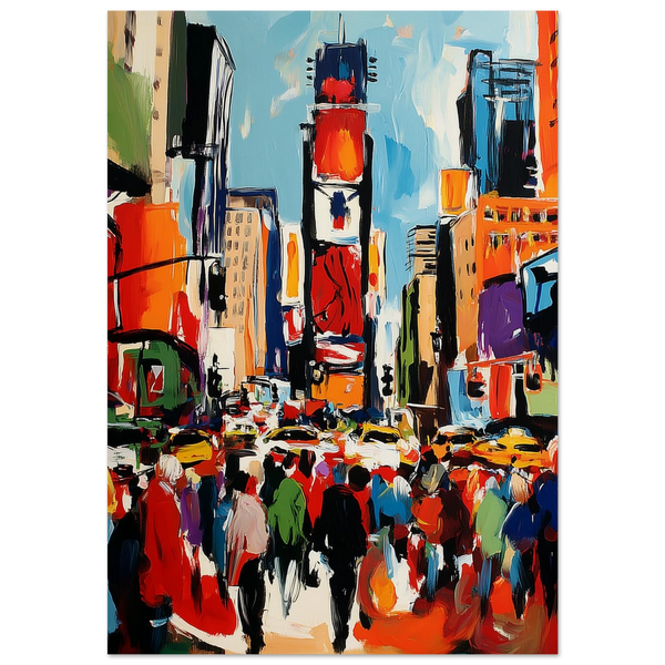 Crowd at the Dazzling Crossroads