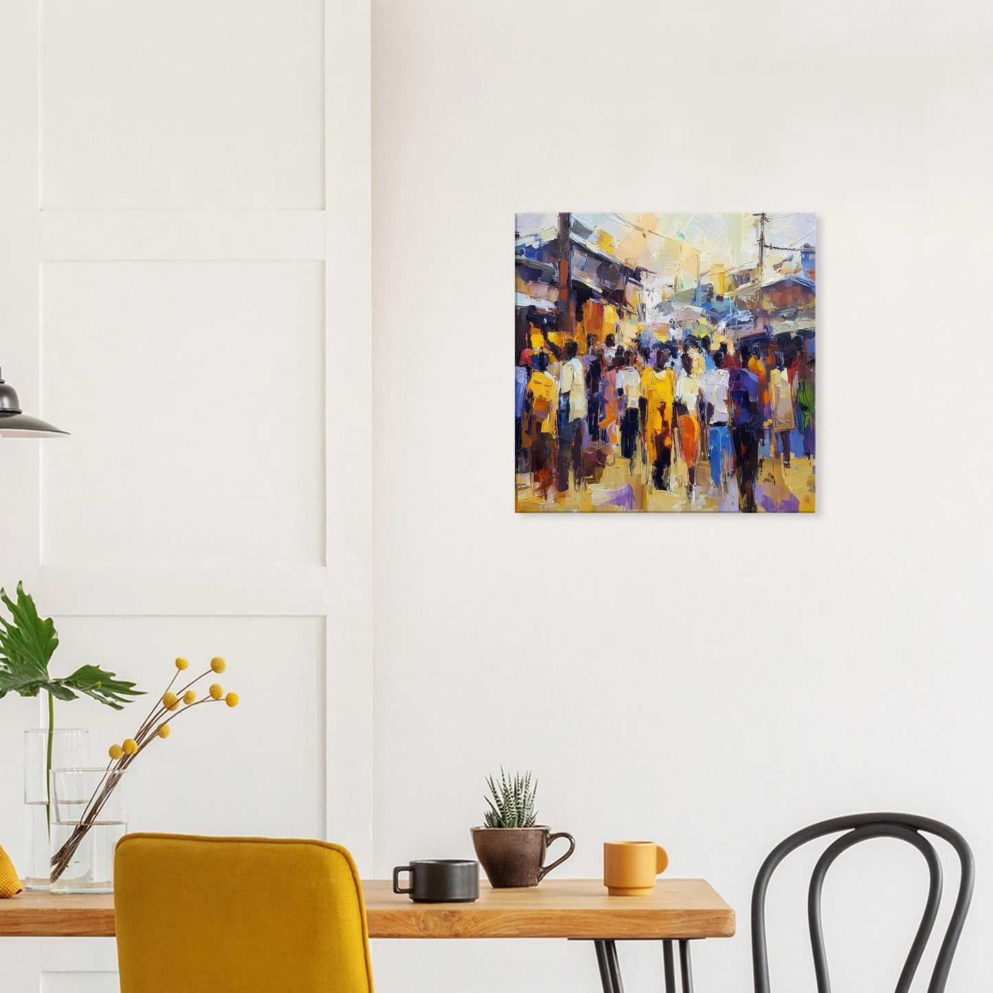 Jour de Marché — tableau sur toile — vue 7 — art mural STNCL