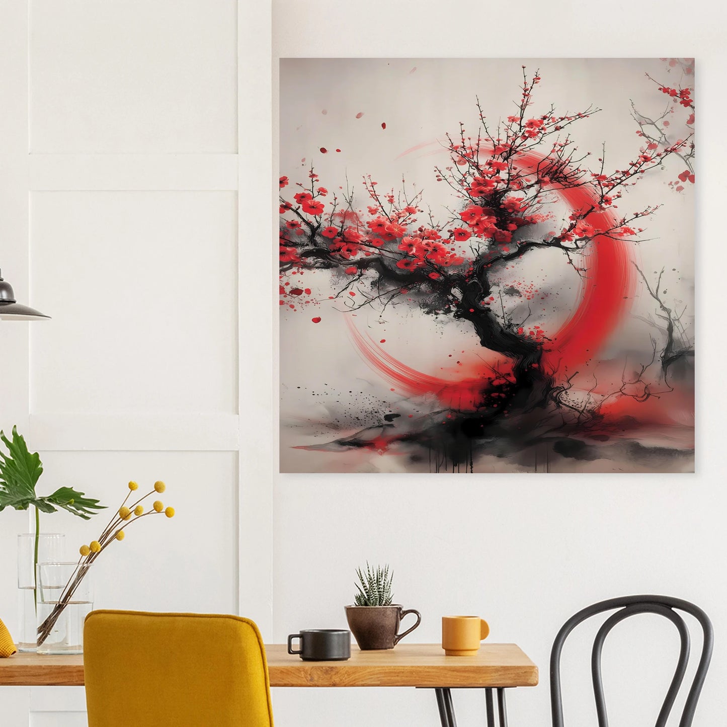 Enso et Prunier — affiche d'art — vue 8 — art mural STNCL