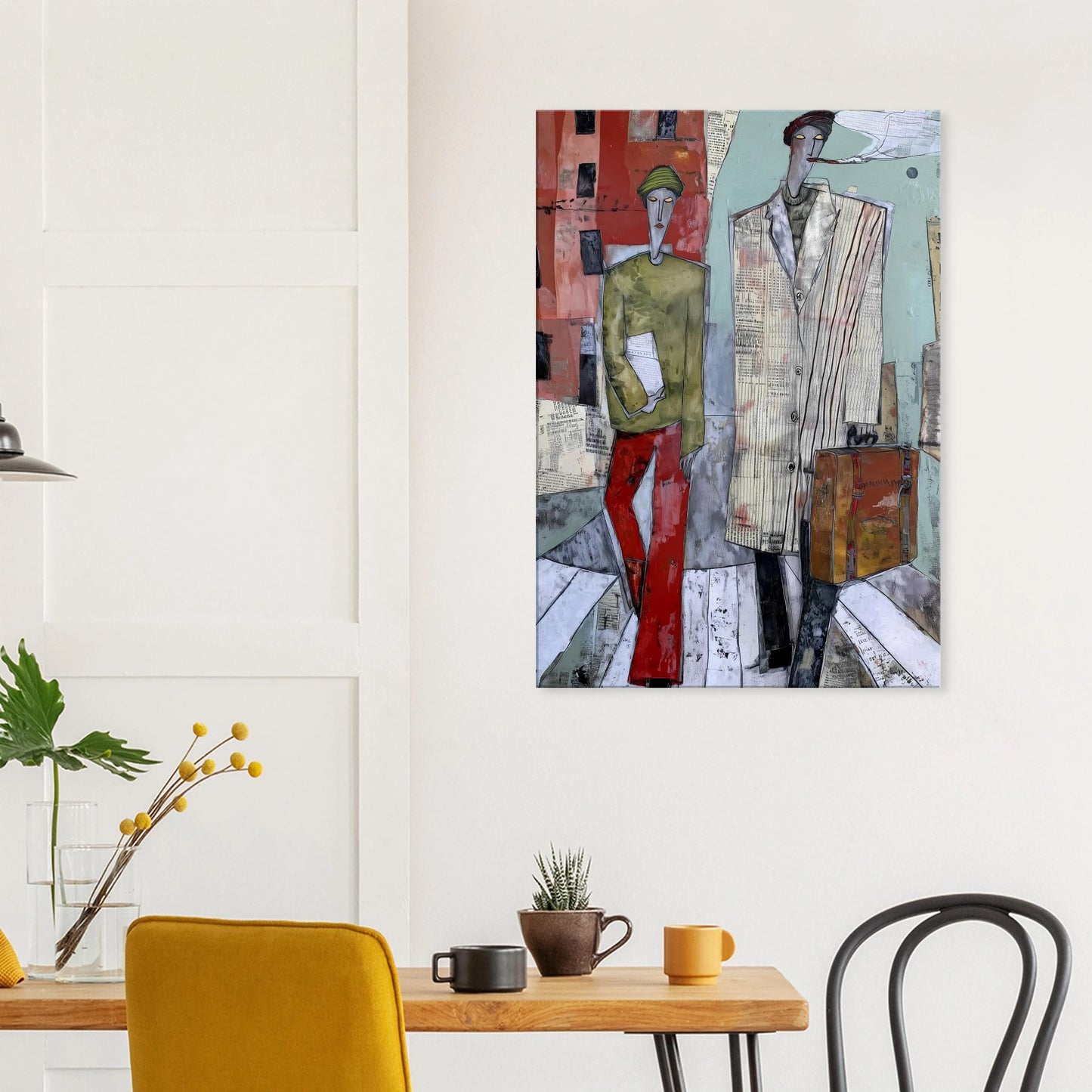 Les Voyageurs — tableau sur toile — vue 8 — art mural STNCL
