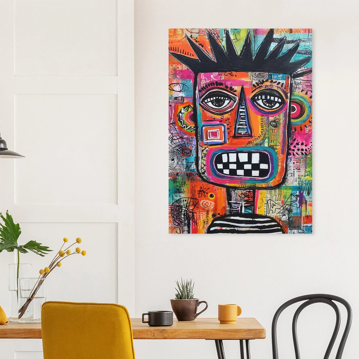 Masque Brut — affiche d'art — vue 8 — art mural STNCL