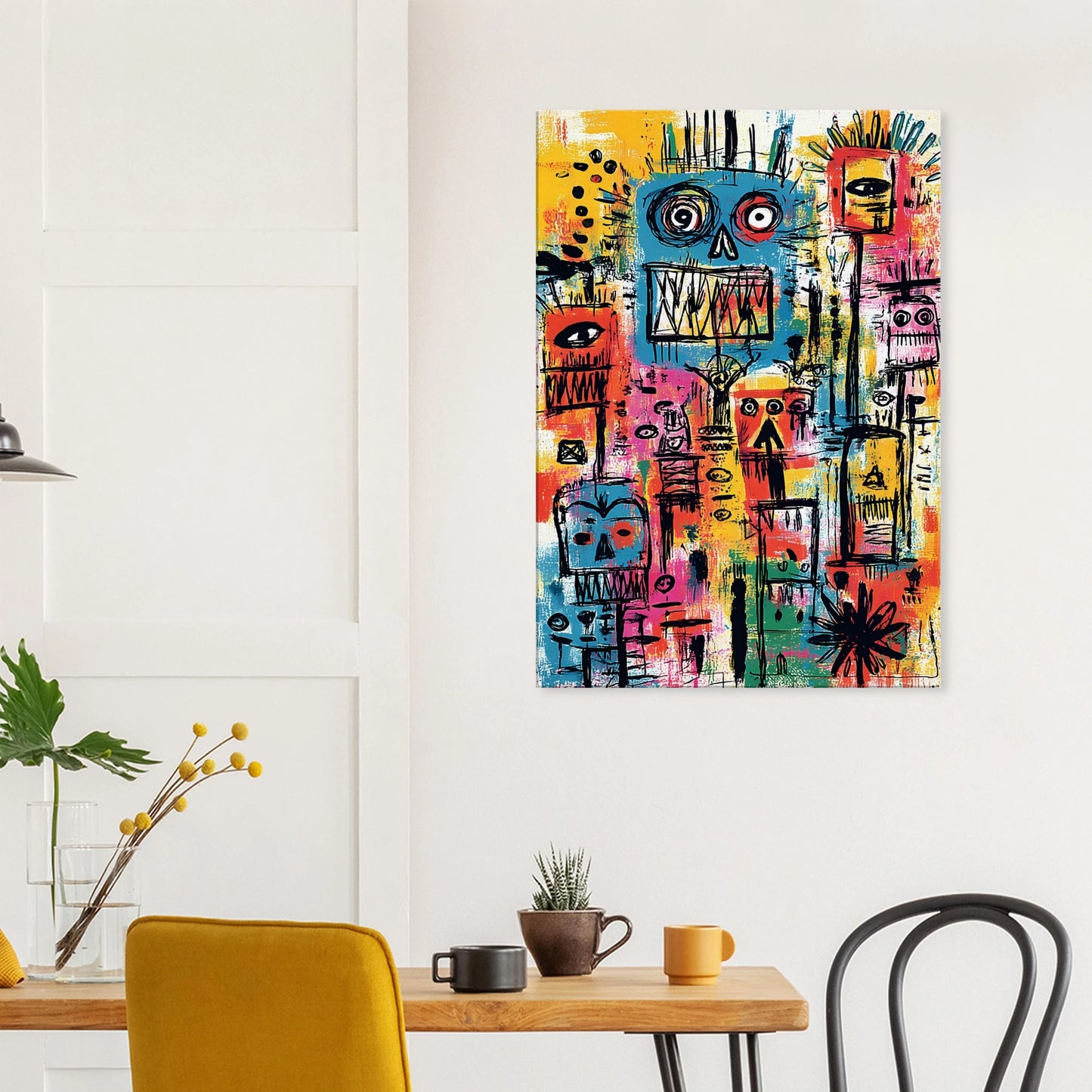 Totem des Esprits — tableau sur toile — vue 8 — art mural STNCL
