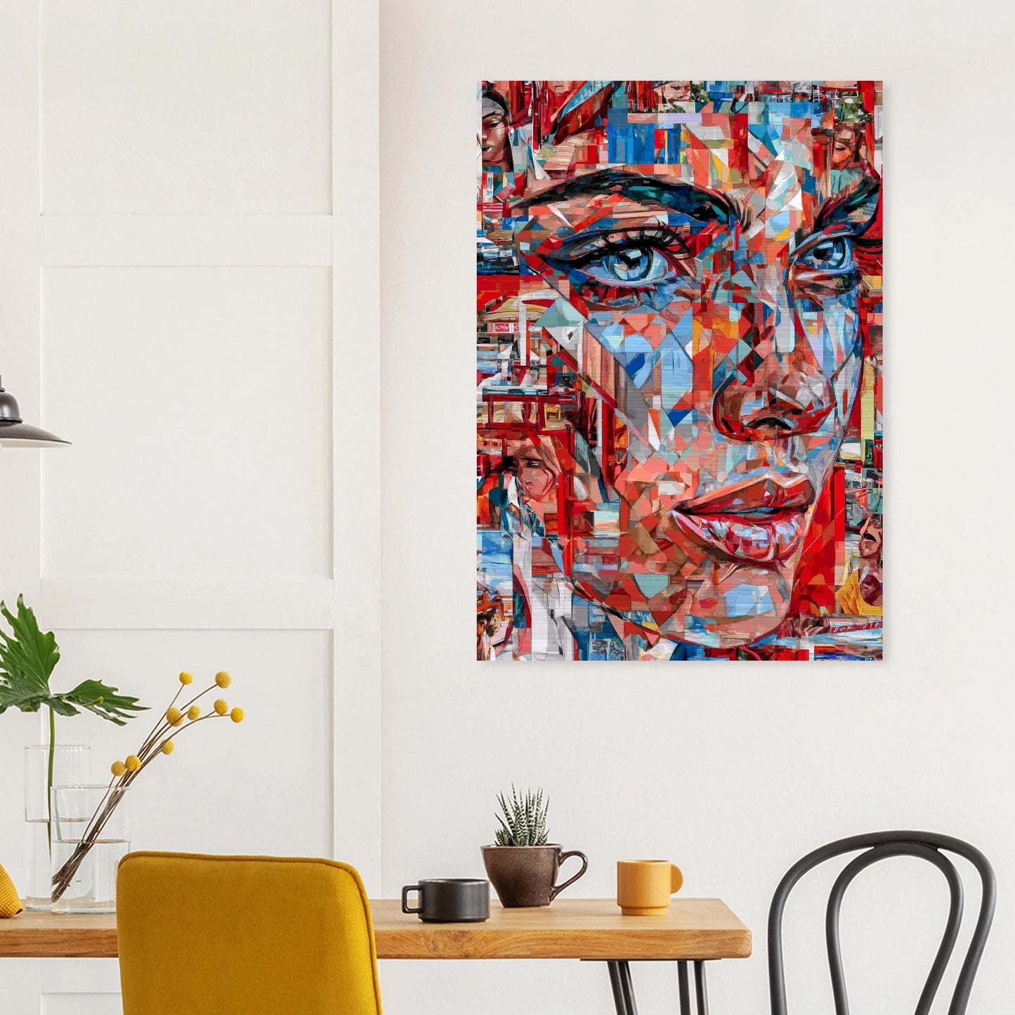Éclats de Femme — tableau aluminium — vue 8 — art mural STNCL