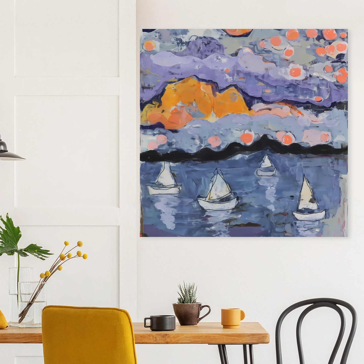 Voiles dans la Baie — affiche d'art — vue 8 — art mural STNCL