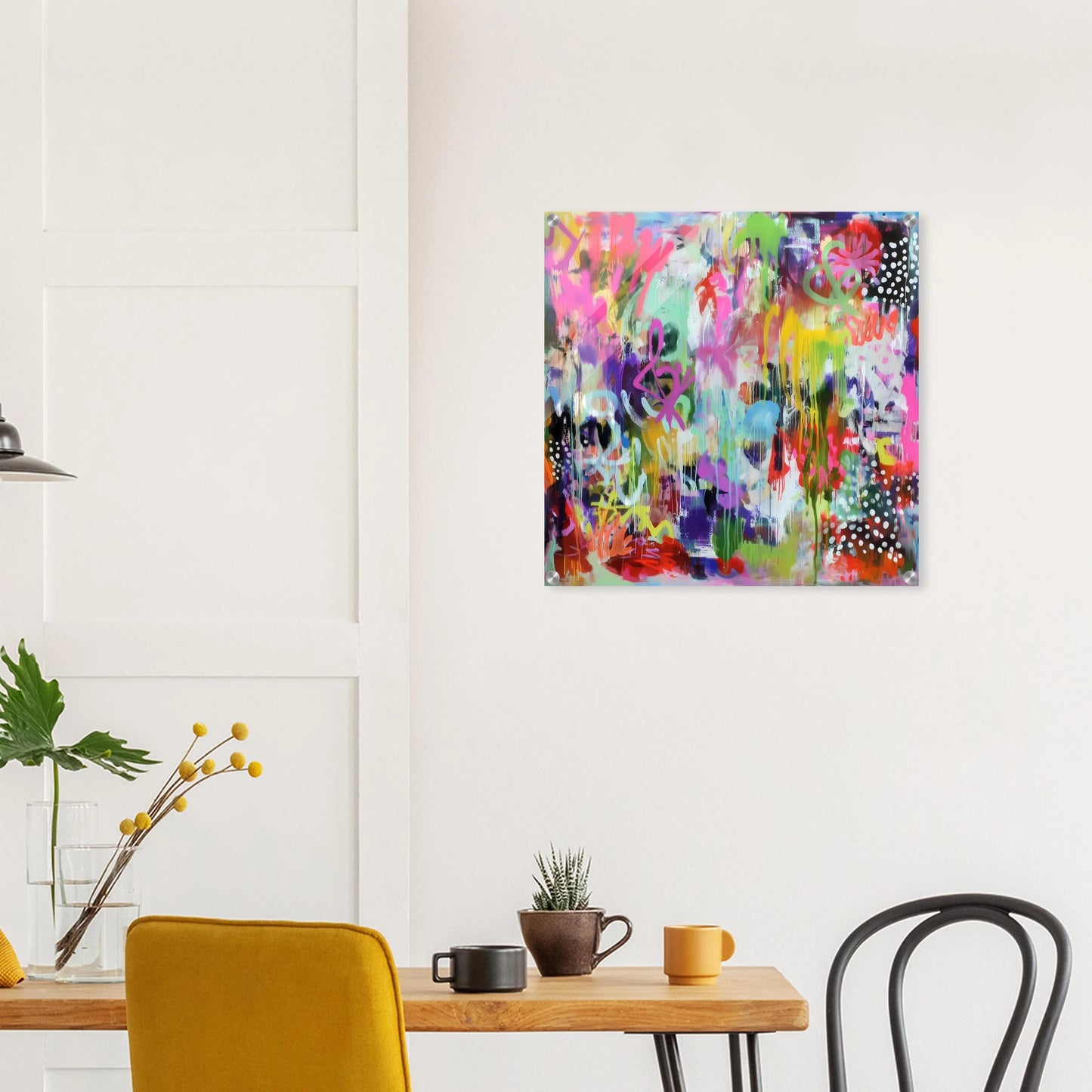 Explosion Urbaine — tableau plexiglas — vue 7 — art mural STNCL
