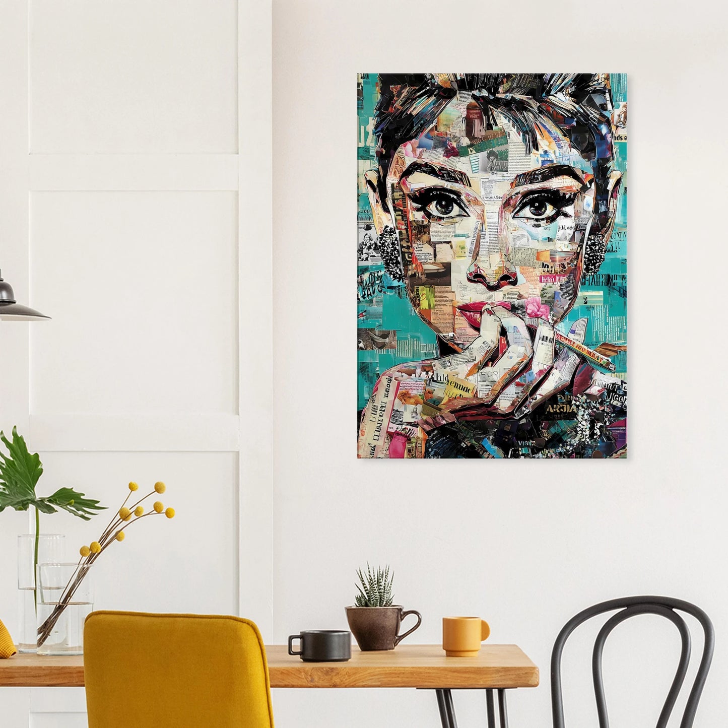 Regard de Papier — tableau sur toile — vue 8 — art mural STNCL