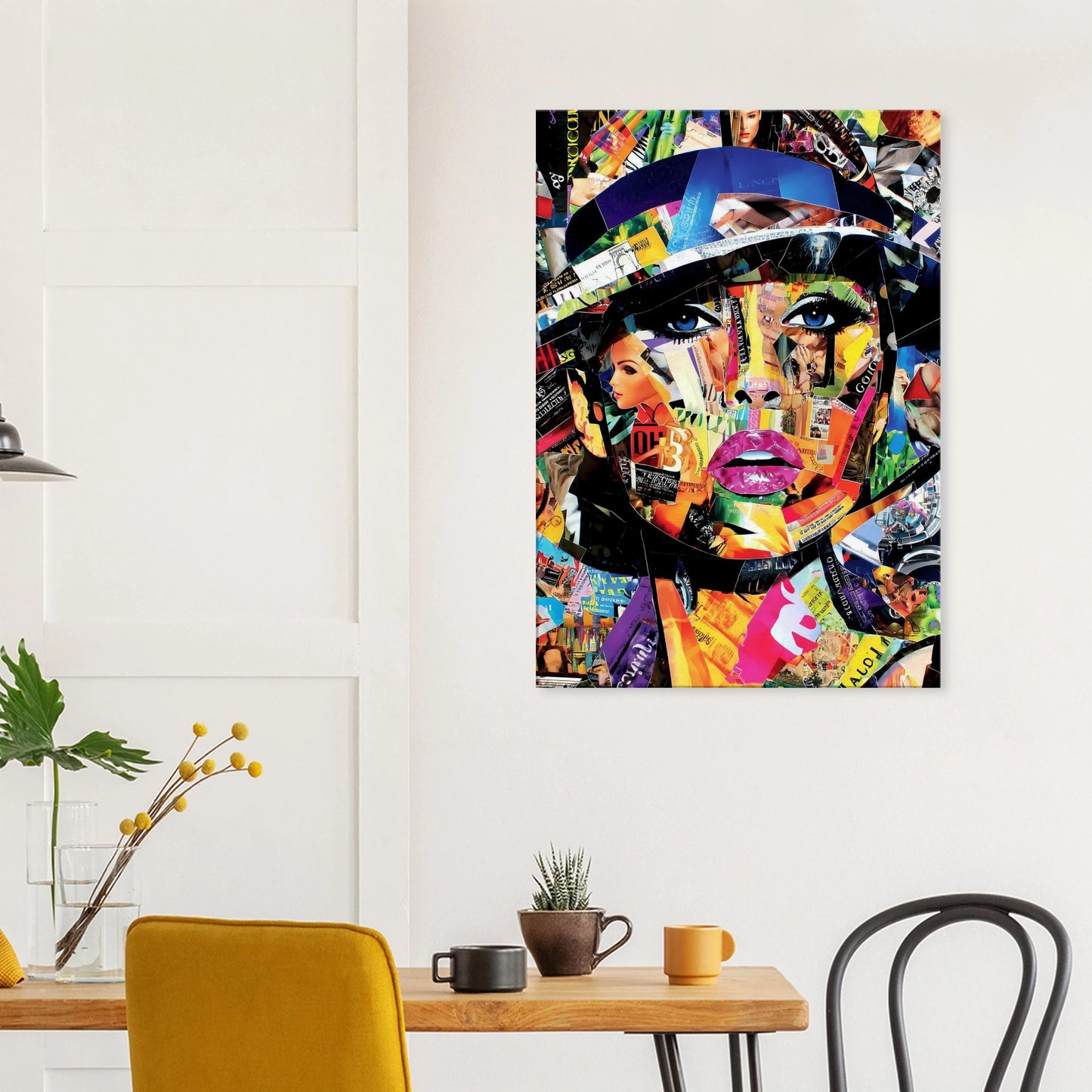 Reine de Papier Glacé — tableau sur toile — vue 8 — art mural STNCL