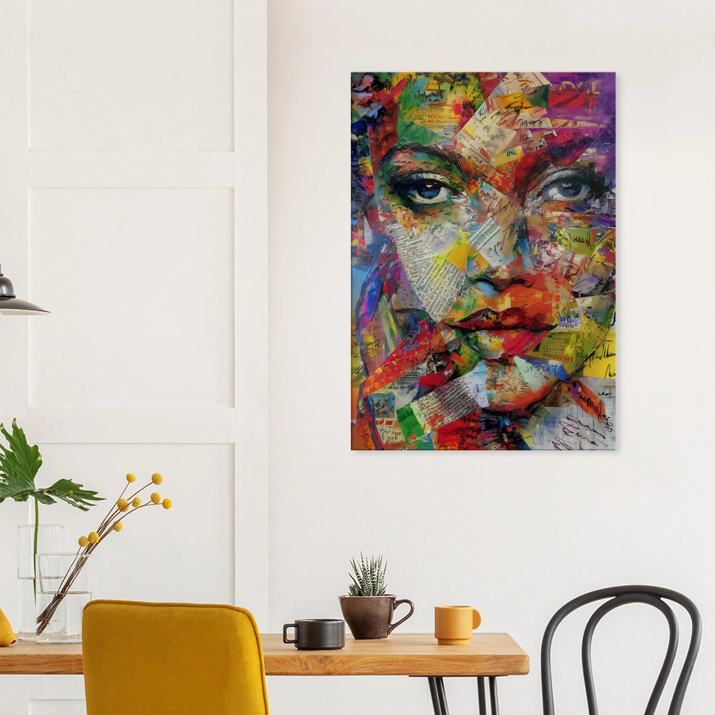 Belle de Papier — tableau sur toile — vue 8 — art mural STNCL