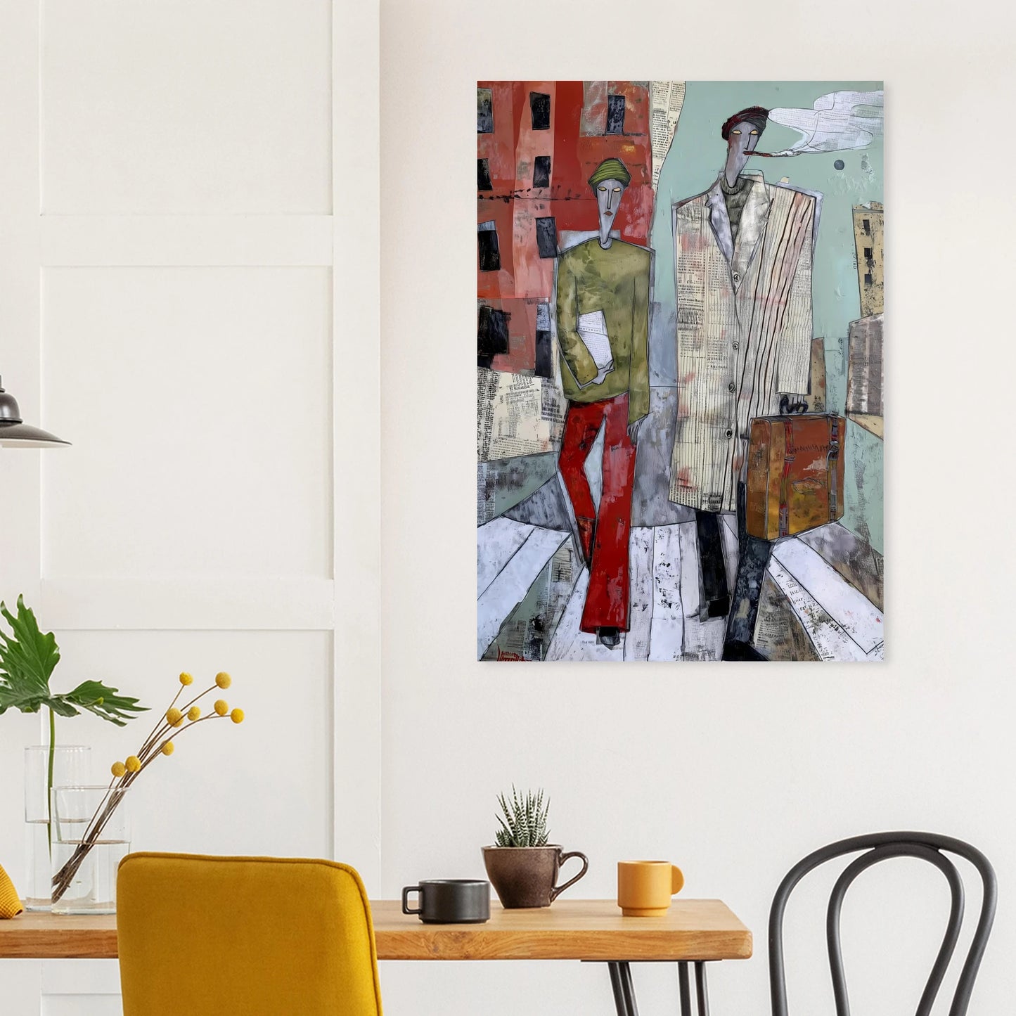 Les Voyageurs — affiche d'art — vue 8 — art mural STNCL