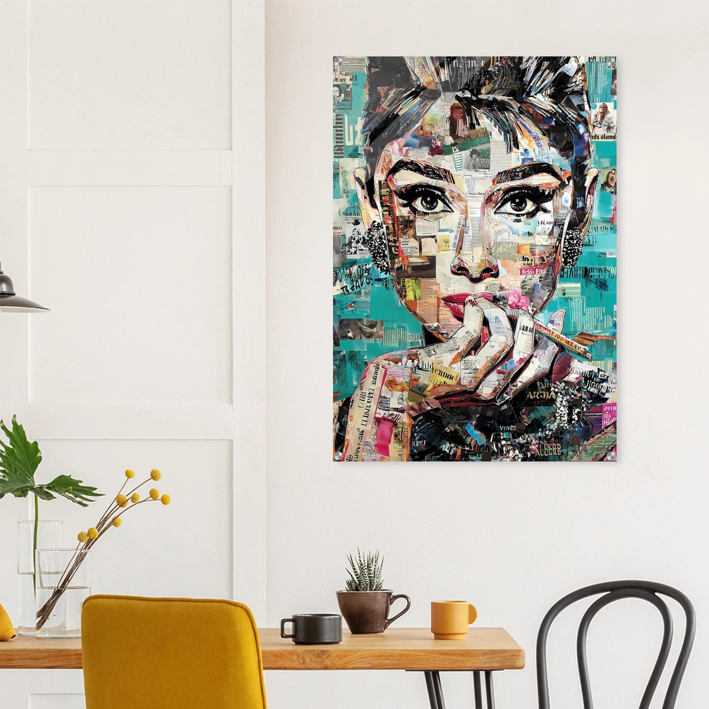 Regard de Papier — tableau plexiglas — vue 8 — art mural STNCL