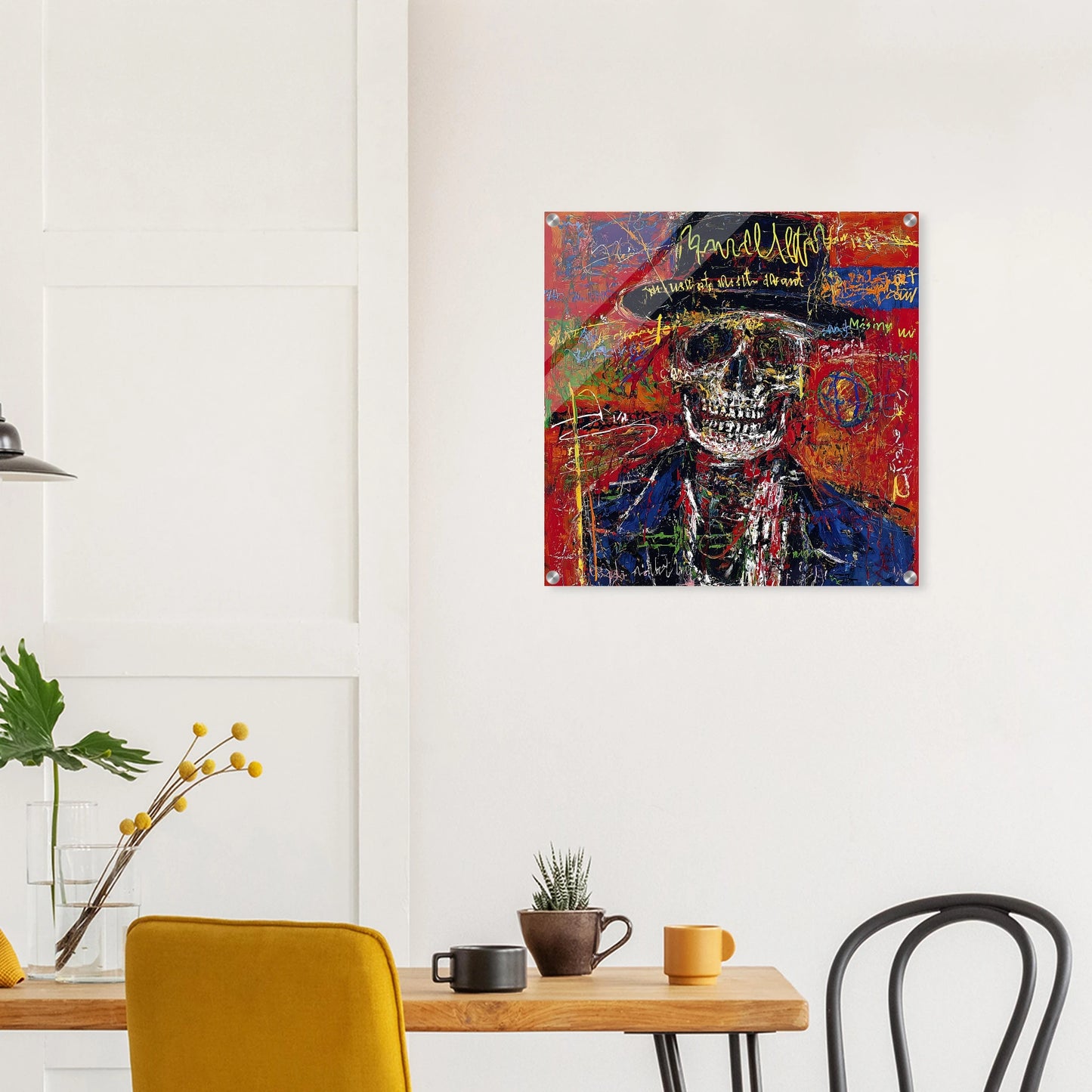 Dandy Macabre — tableau plexiglas — vue 7 — art mural STNCL