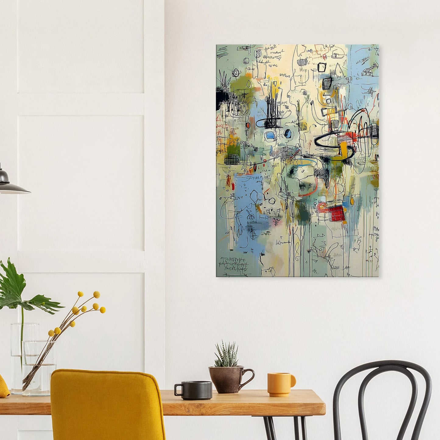 Écriture du Vent — tableau sur toile — vue 8 — art mural STNCL