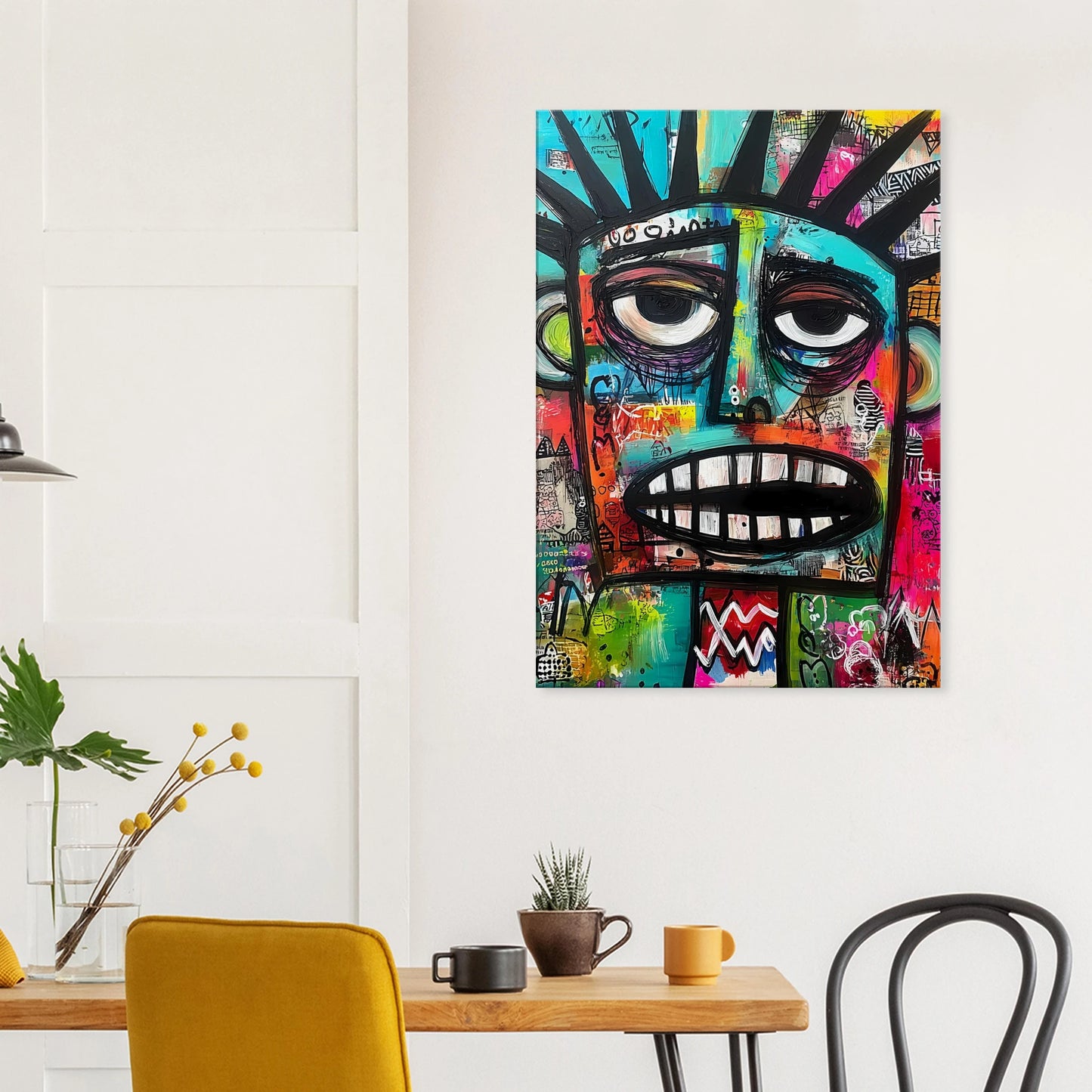 Le Cri Muet — tableau sur toile — vue 8 — art mural STNCL