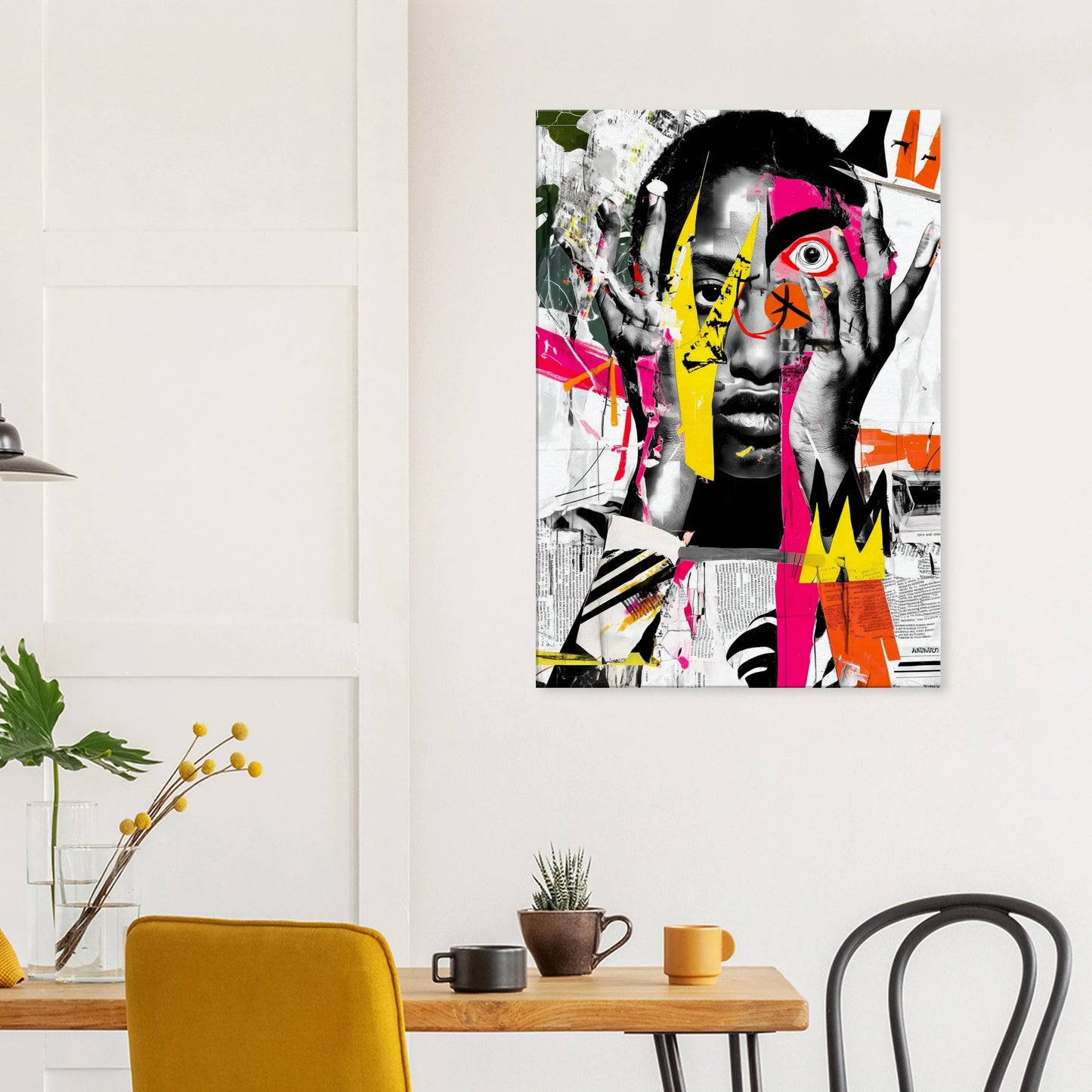 Éclats d'un Regard — tableau sur toile — vue 8 — art mural STNCL