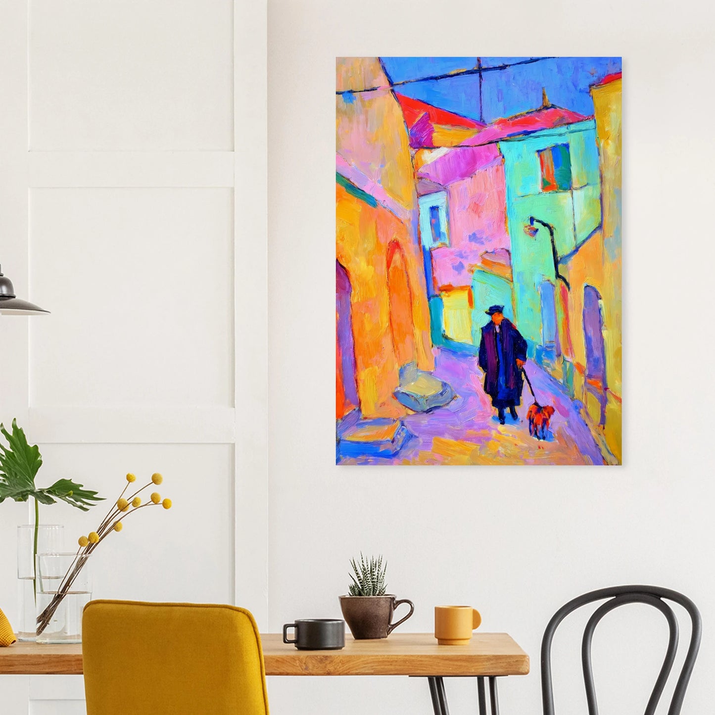 Le Promeneur en Bleu — affiche d'art — vue 8 — art mural STNCL