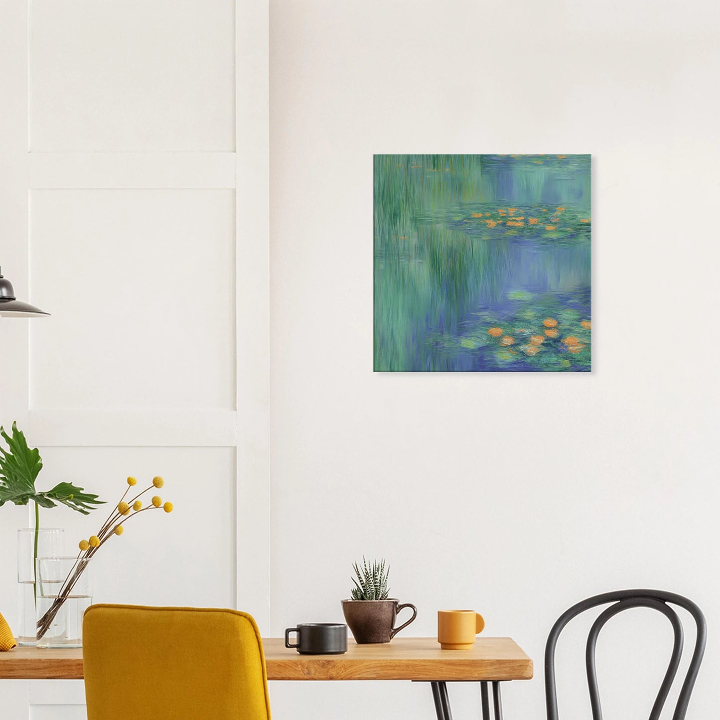 Reflets de Nénuphars — tableau sur toile — vue 7 — art mural STNCL
