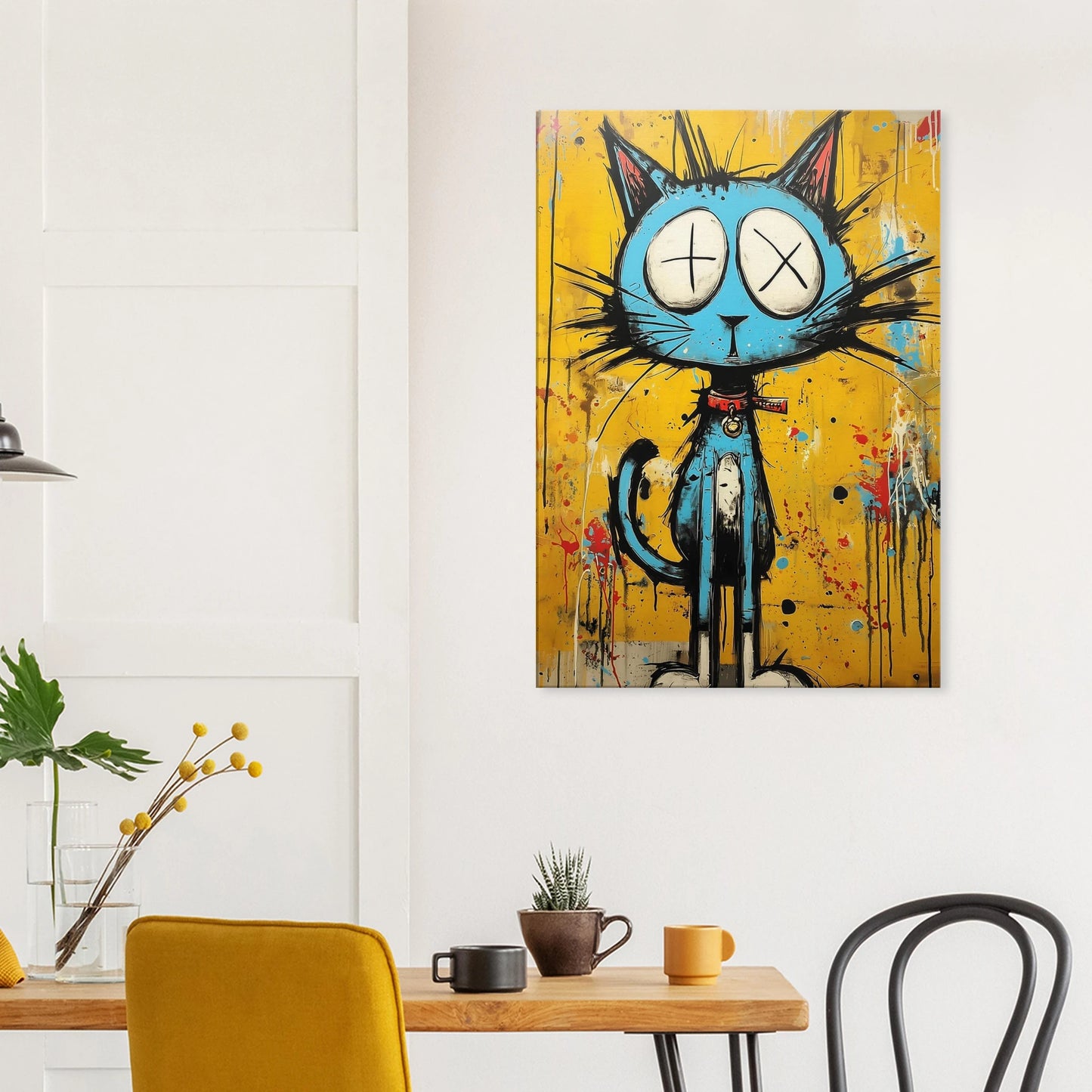 Matou des Murs — tableau sur toile — vue 8 — art mural STNCL