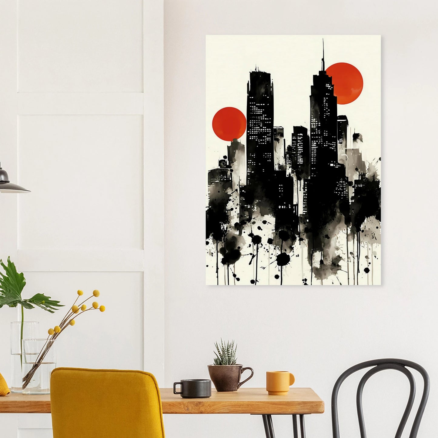Ville d'Encre — affiche d'art — vue 8 — art mural STNCL