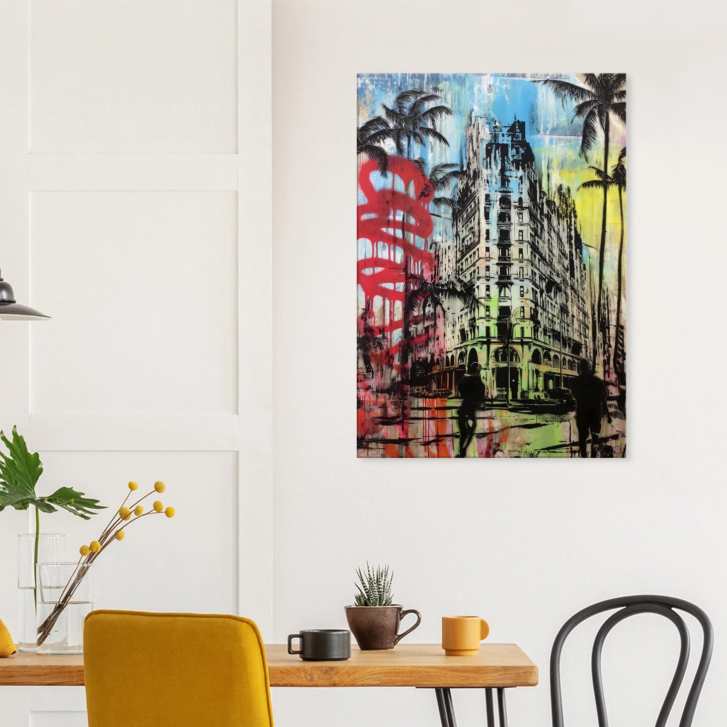 Tropique de Béton — tableau sur toile — vue 8 — art mural STNCL