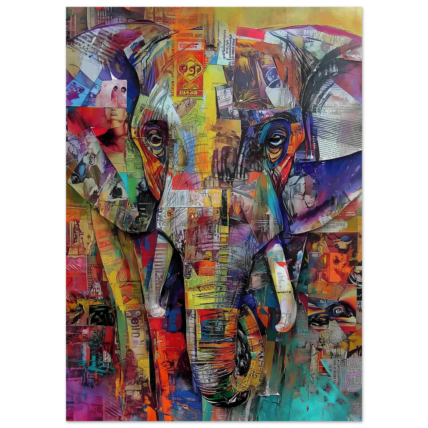 Éléphant de Papier — affiche d'art — vue 5 — art mural STNCL