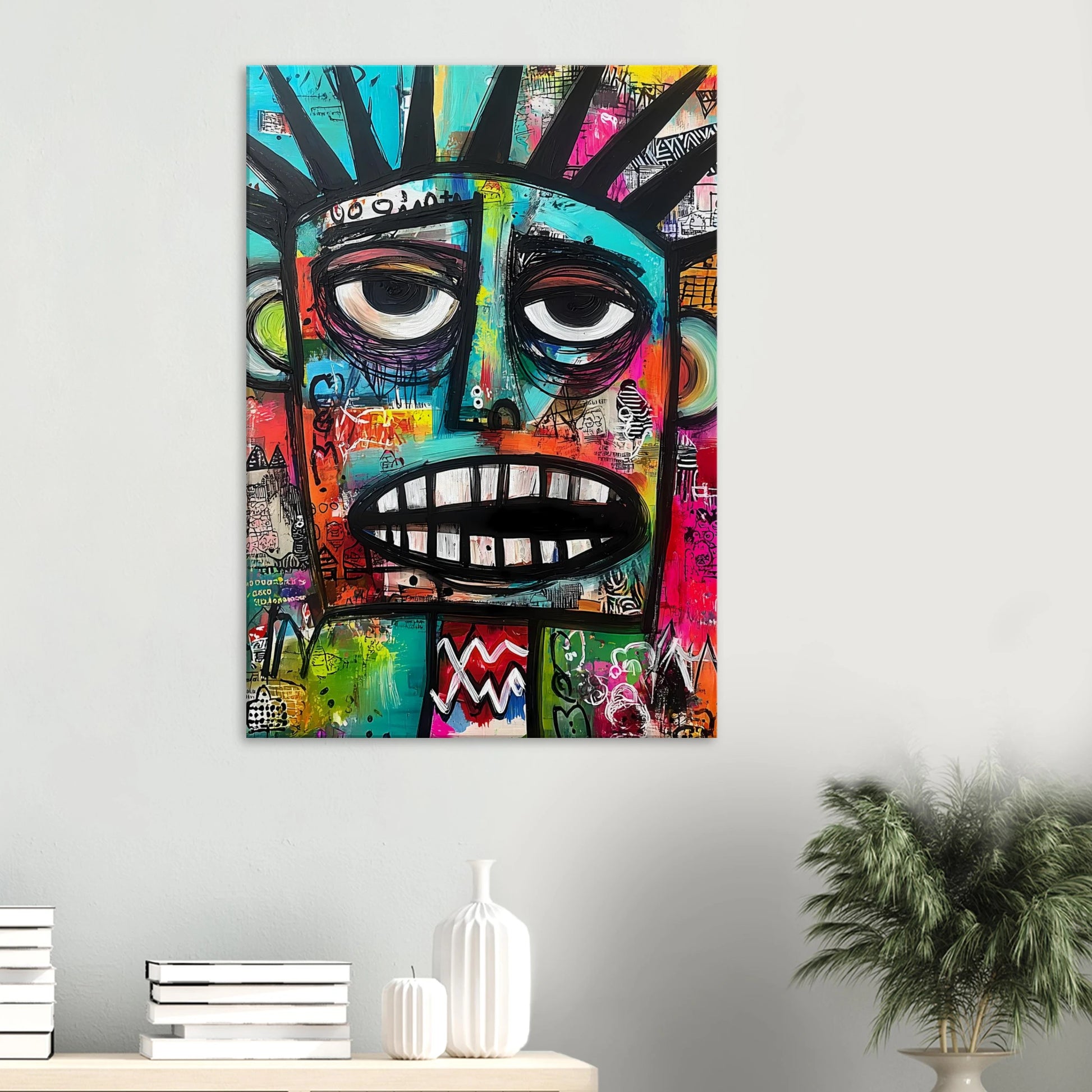 Le Cri Muet — tableau sur toile — vue 6 — art mural STNCL