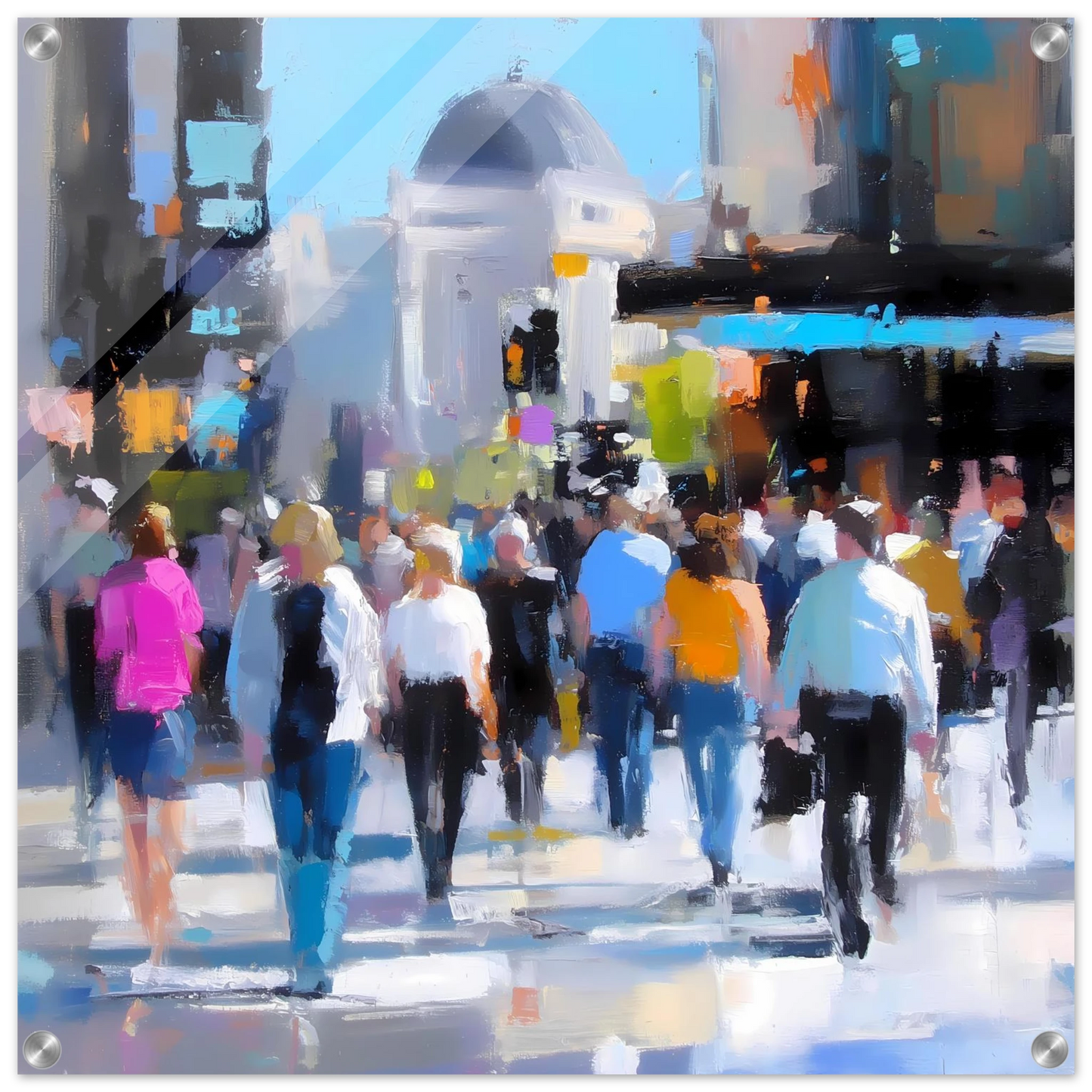 Traversée de Midi — tableau plexiglas — art mural STNCL