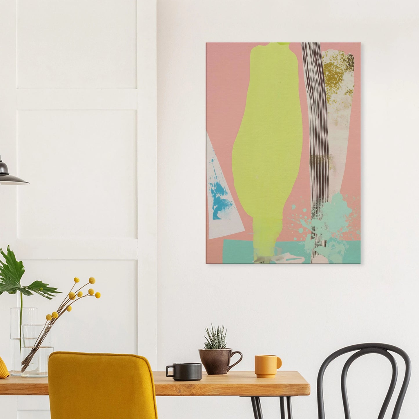 Silhouette Anis — tableau sur toile — vue 8 — art mural STNCL