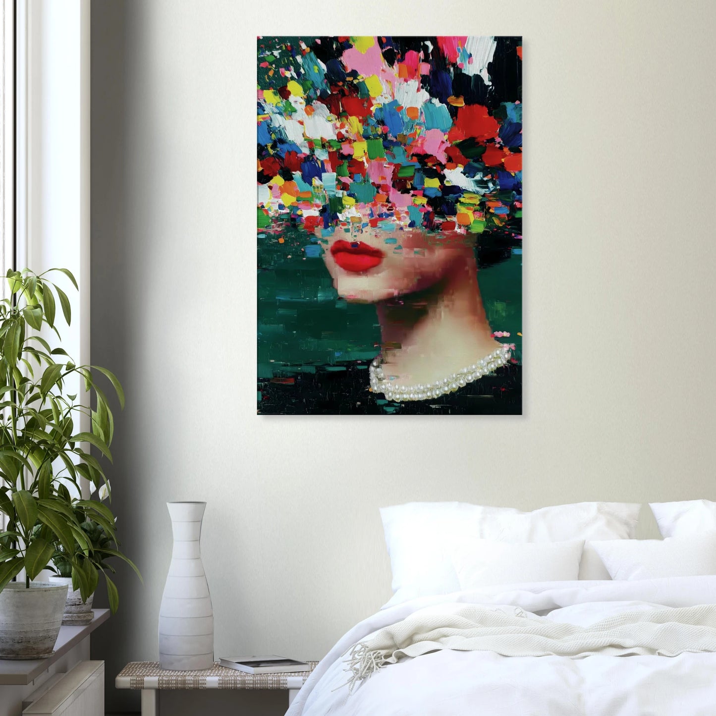 Sous les Fleurs — tableau sur toile — vue 7 — art mural STNCL