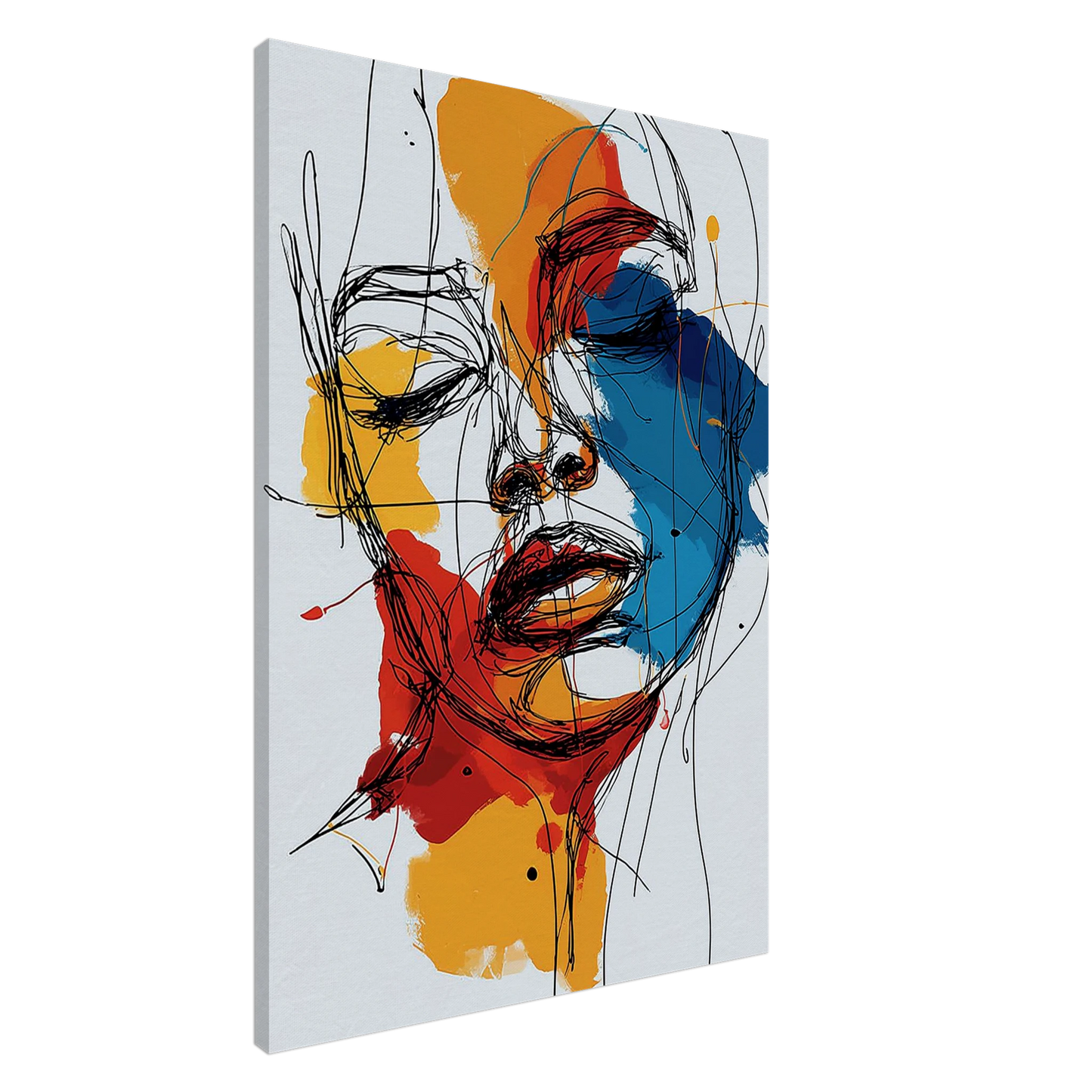 L'Âme en Trois Feux — tableau sur toile — art mural STNCL