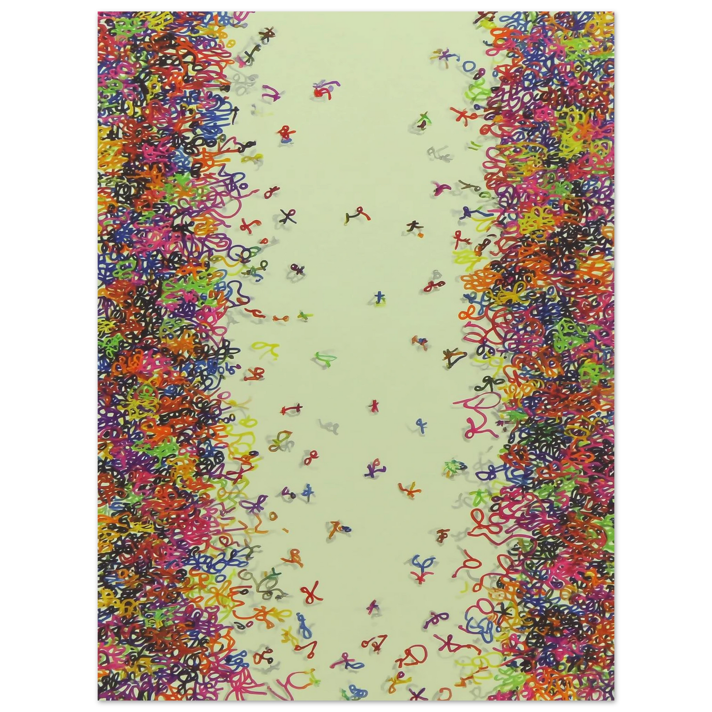 La Fête des Signes — tableau aluminium — vue 5 — art mural STNCL