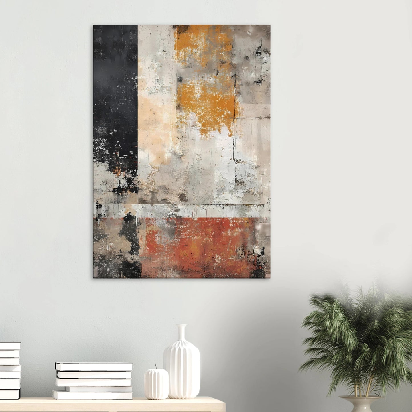 Champs de Patine — tableau sur toile — vue 6 — art mural STNCL
