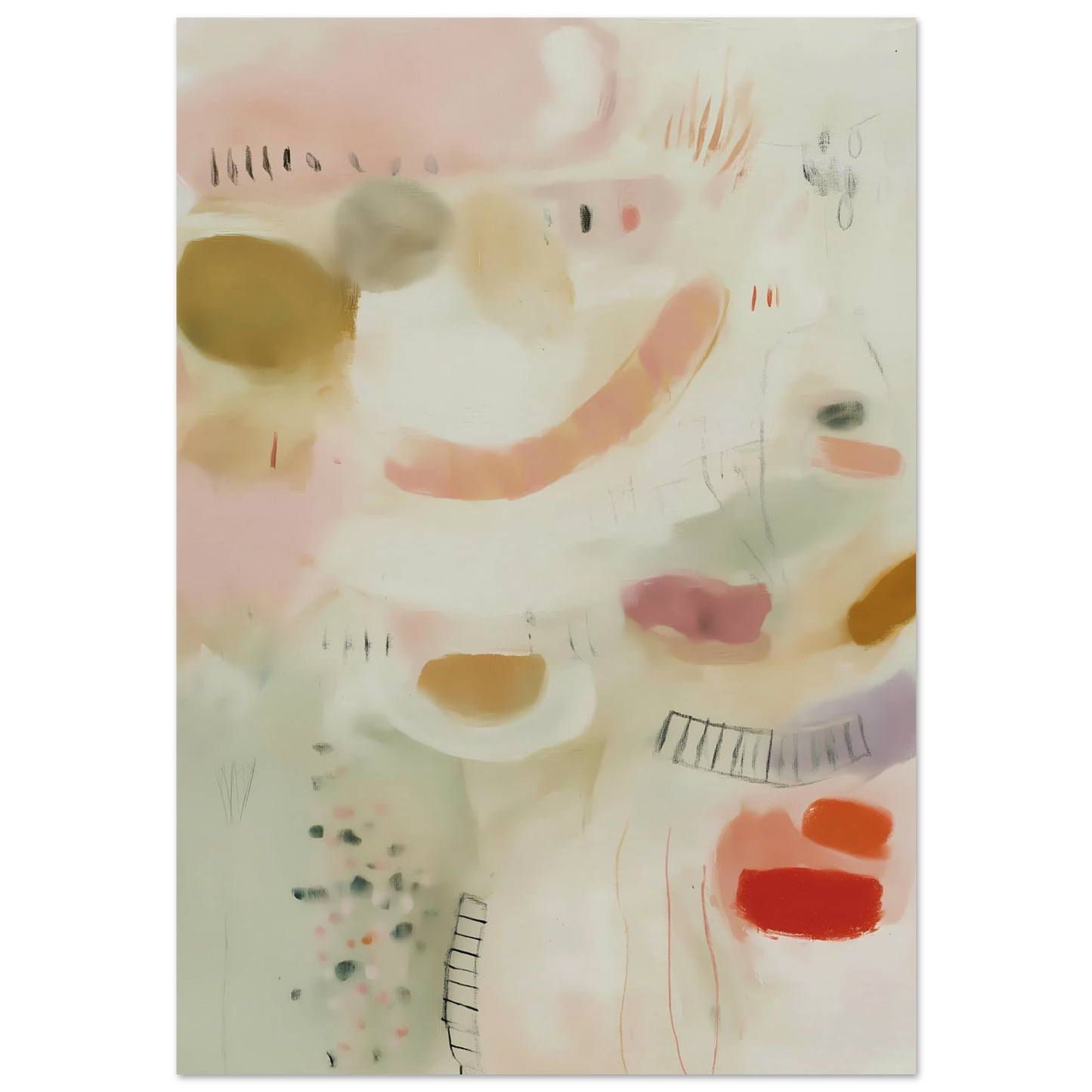 Murmures Pastel — affiche d'art — art mural STNCL