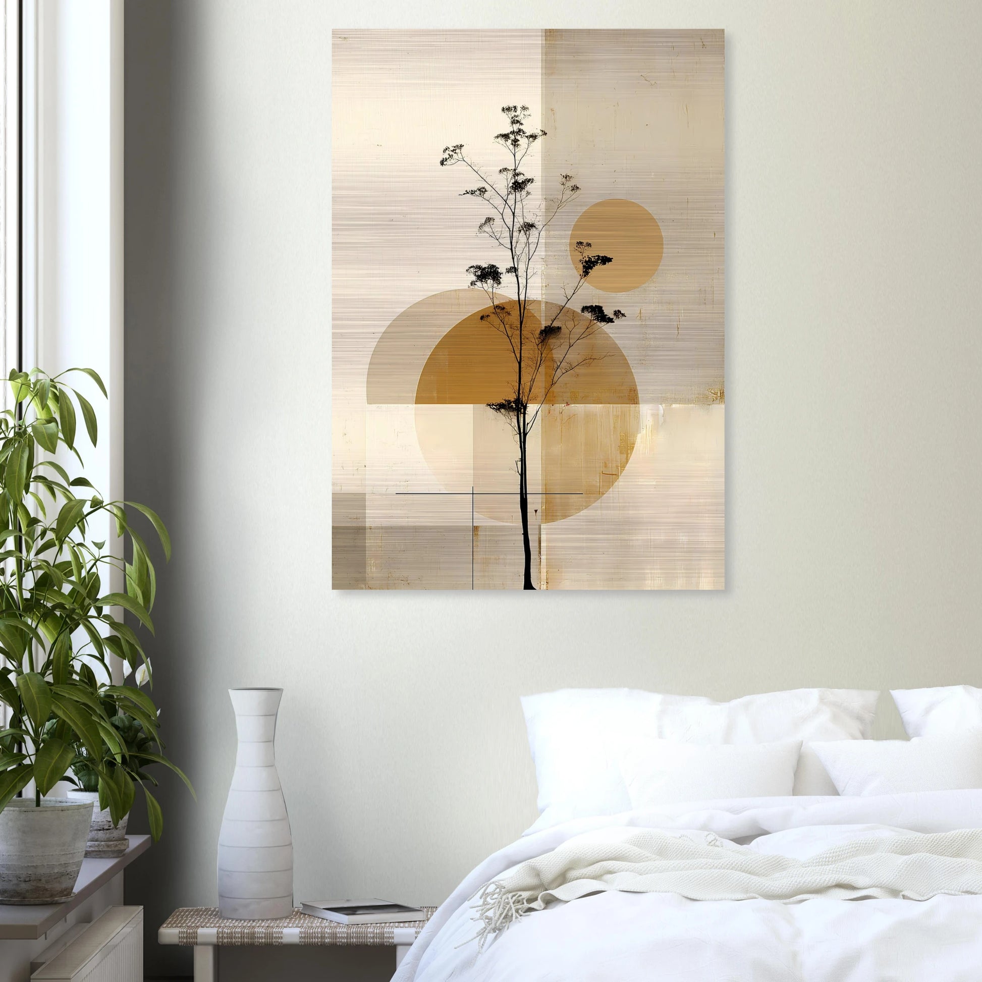 Silhouette au Clair de Lune — tableau aluminium — vue 7 — art mural STNCL