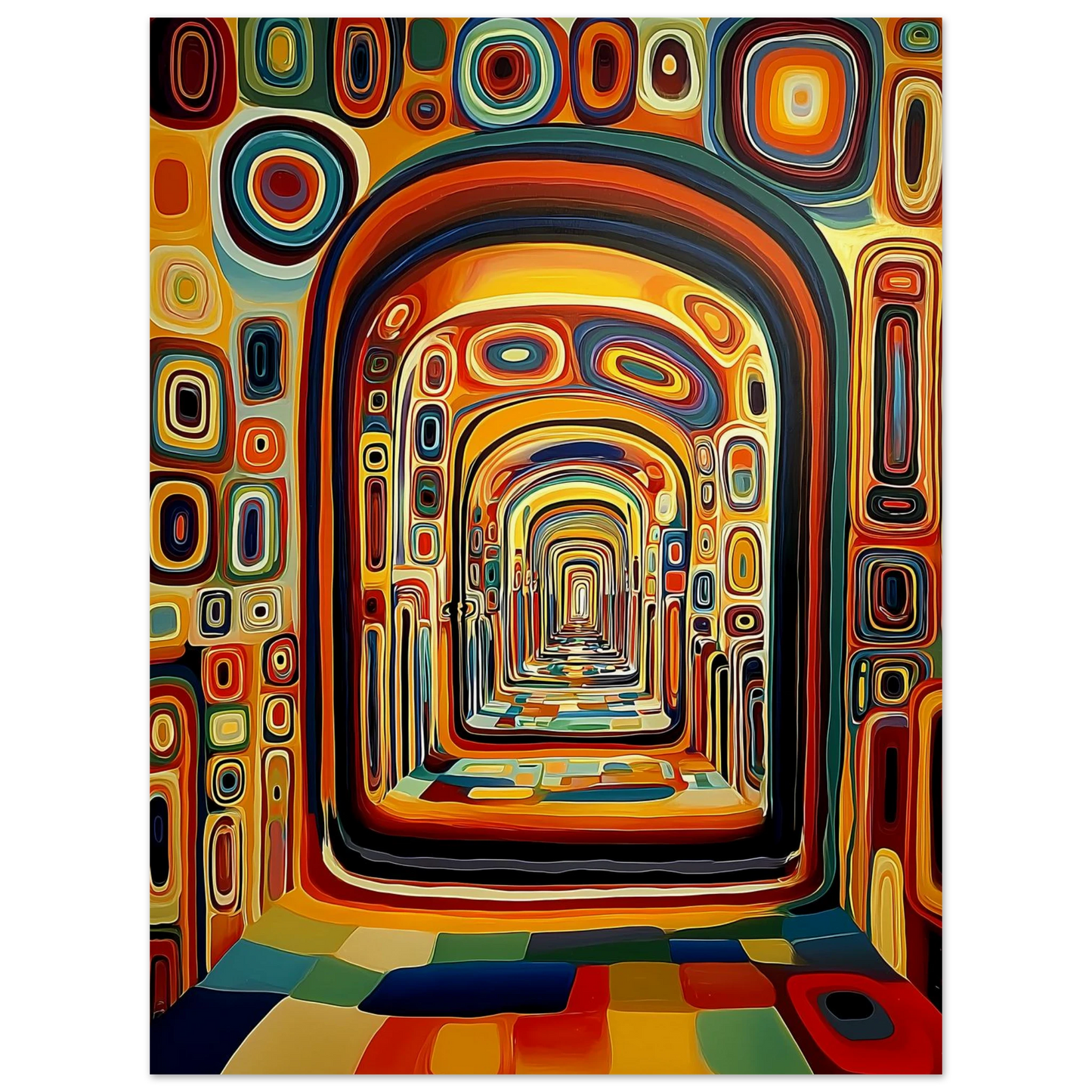 Enfilade Sans Fin — affiche d'art — vue 2 — art mural STNCL